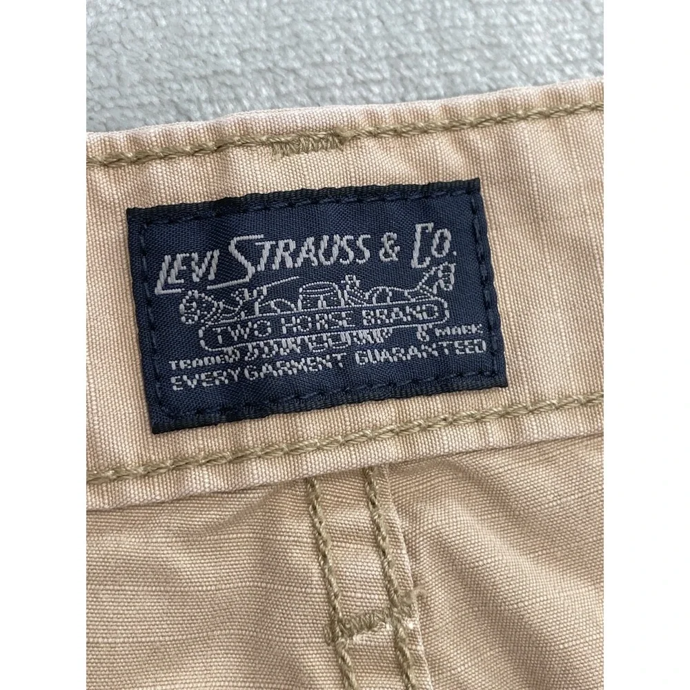 Levi's Cargo Shorts Men Tan Ripstop Utility Outdoor Shorts